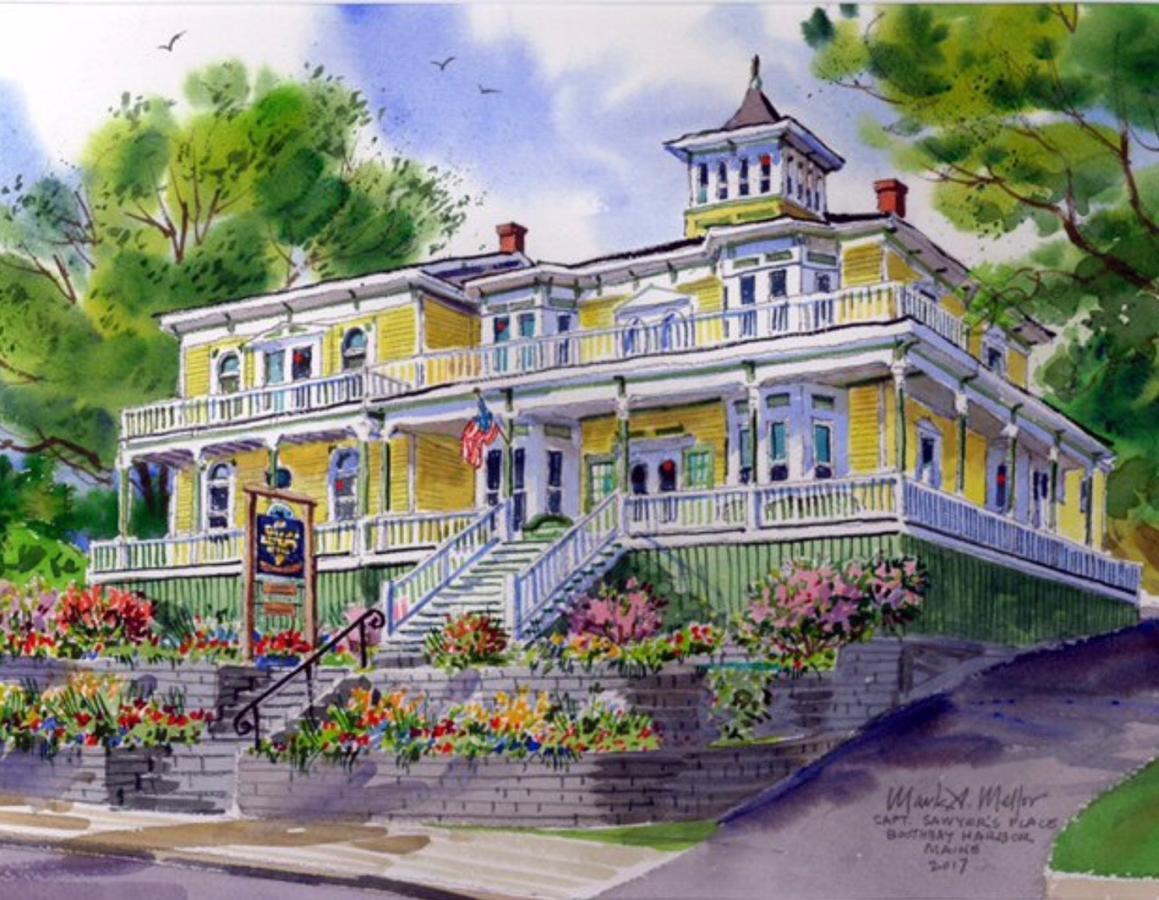 Captain Sawyer'S Bed And Breakfast Boothbay Harbor Buitenkant foto
